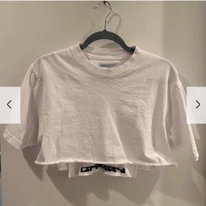 COPY - Cherry LA Crop layered tee
